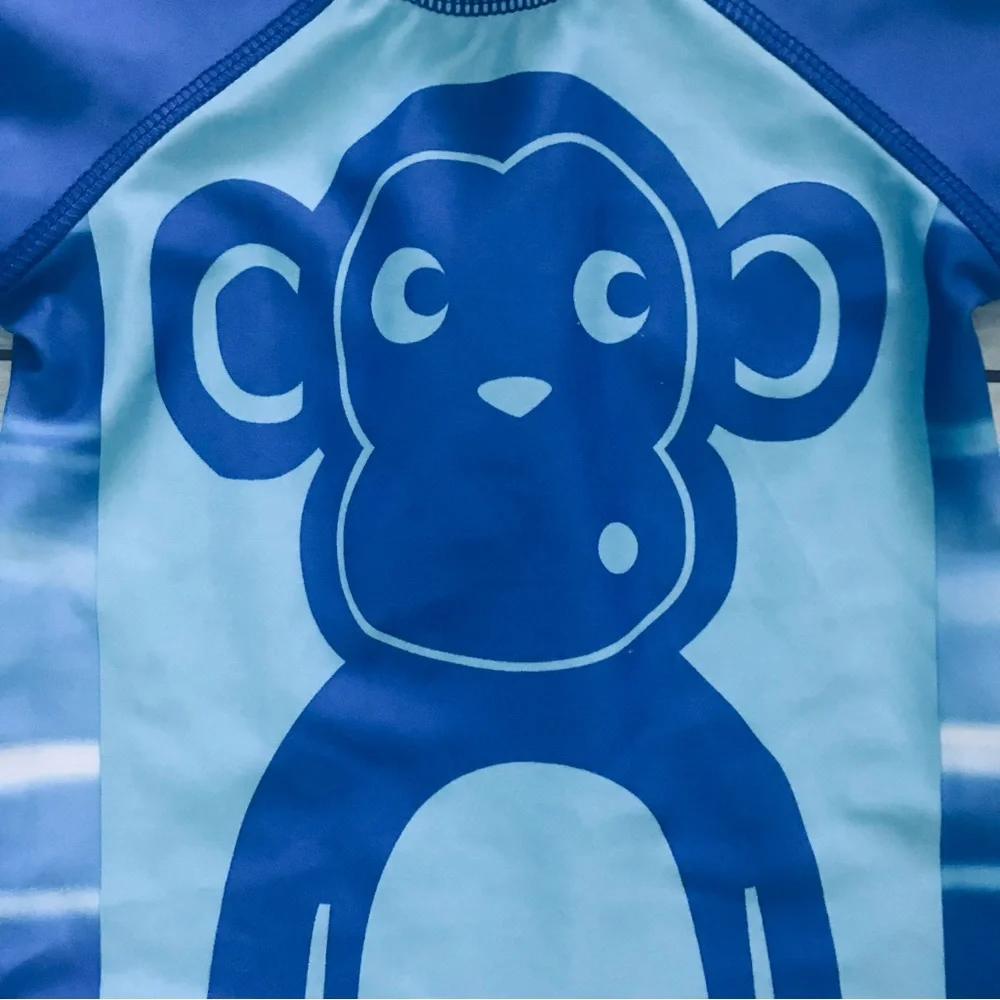 Next Monkey 🐒 Rashguard Size 3-6 Months - Picture 4 of 6